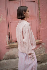 Marta Laerke Baby Pink Shirt - The Mercantile London