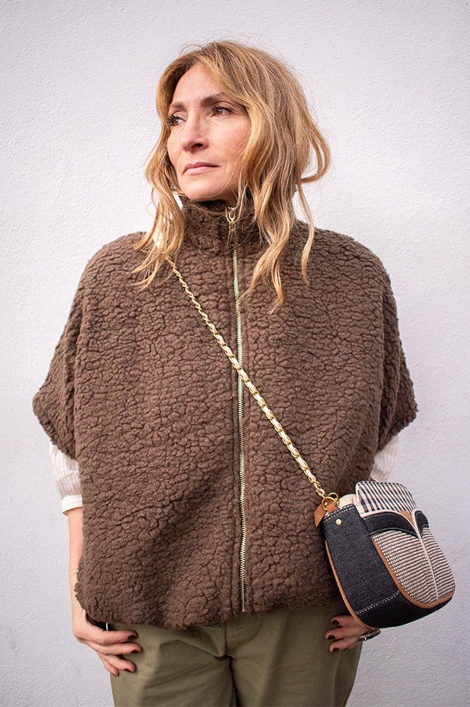 Marta Johanna Chocolate Teddy Jacket