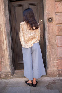 Feeka Maloe Ochre Floral Blouse - The Mercantile London