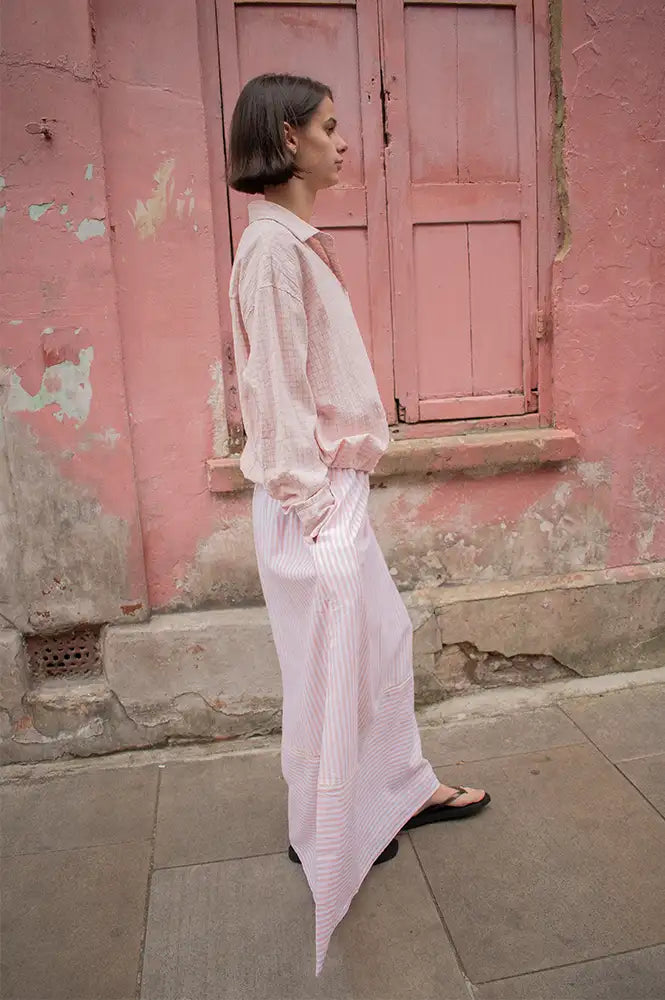 Marta Laerke Baby Pink Shirt - The Mercantile London