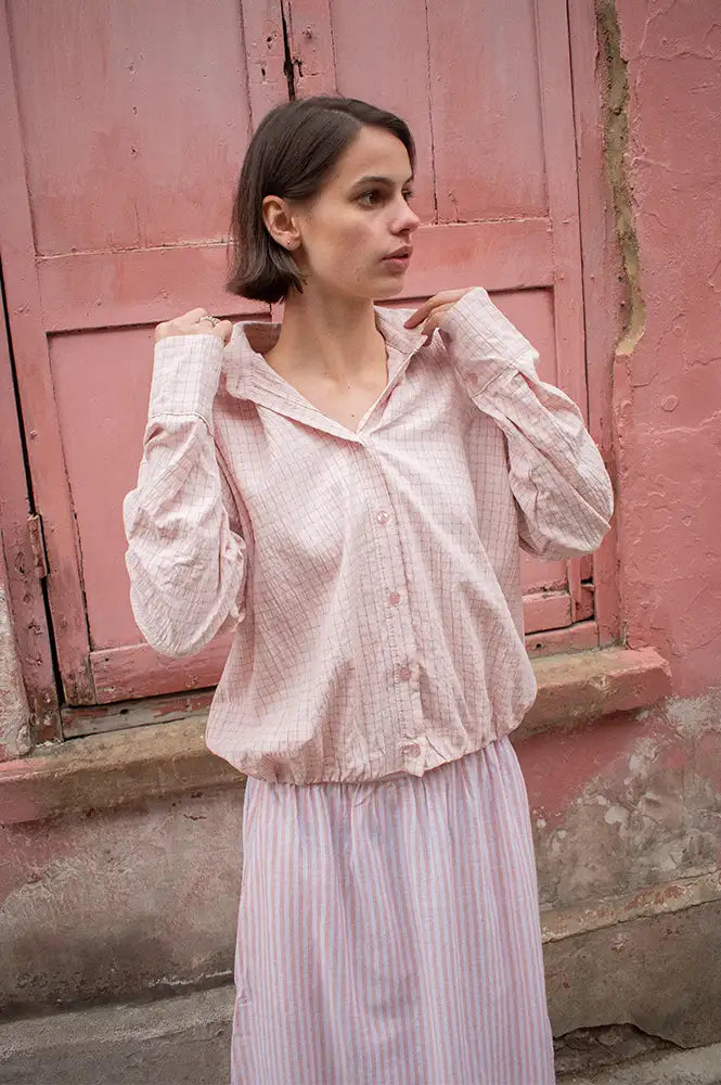Marta Laerke Baby Pink Shirt - The Mercantile London