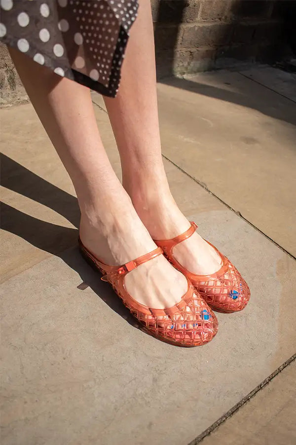 Jellybee Mary Jane Red Jelly Shoes - The Mercantile London