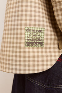 Damson Madder Matilda Brown Gingham Raincoat - The Mercantile London