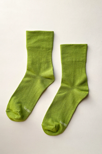 Le Bon Shoppe Matcha Sneaker Socks - The Mercantile London