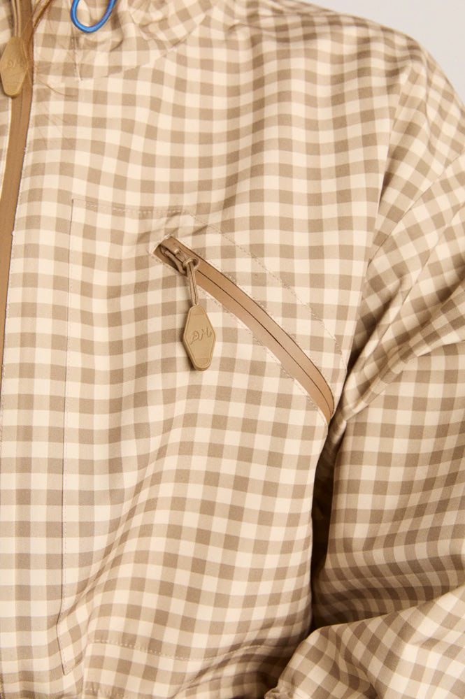 Damson Madder Matilda Brown Gingham Raincoat - The Mercantile London