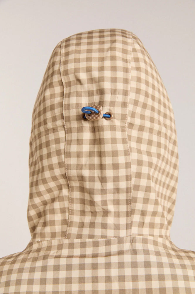 Damson Madder Matilda Brown Gingham Raincoat - The Mercantile London