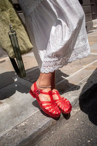 Meduse Sunchanvre Red Jelly Sandals