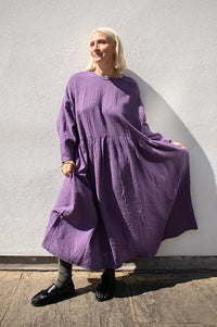 April Meets October Jacaranda Picnic Dress