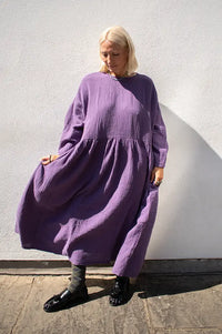 April Meets October Jacaranda Picnic Dress