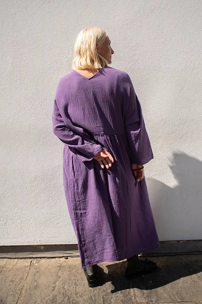 April Meets October Jacaranda Picnic Dress