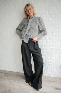 Petite Mendigote Paros Charcoal Trousers - The Mercantile London