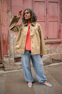 Damson Madder Lace Mini Mercedes Reversible Coat
