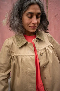Damson Madder Lace Mini Mercedes Reversible Coat