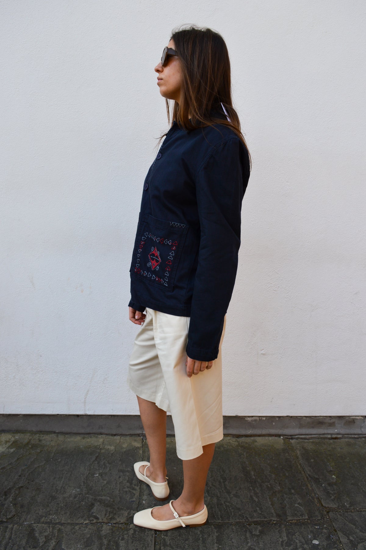 Wax Mews Twill Navy Jacket - The Mercantile London