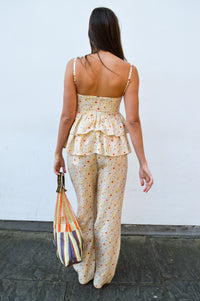 Helmstedt Ellie Cornflower Tiered Top - The Mercantile London