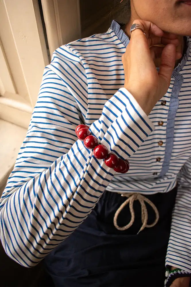 By-Bar Micky Burgundy Crush Bracelet