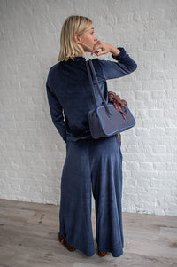 Beaumont Organic Odette Navy Night Sky Trousers - The Mercantile London