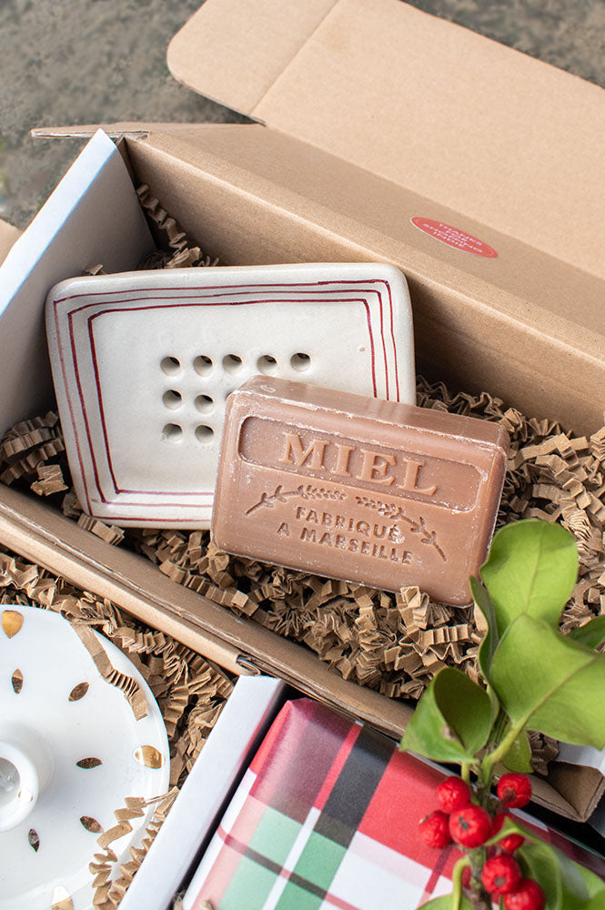 Honey Soap Dish Gift Box