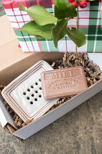 Honey Soap Dish Gift Box