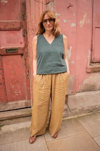 Grace & Mila Vagabond Emerald Top - The Mercantile London