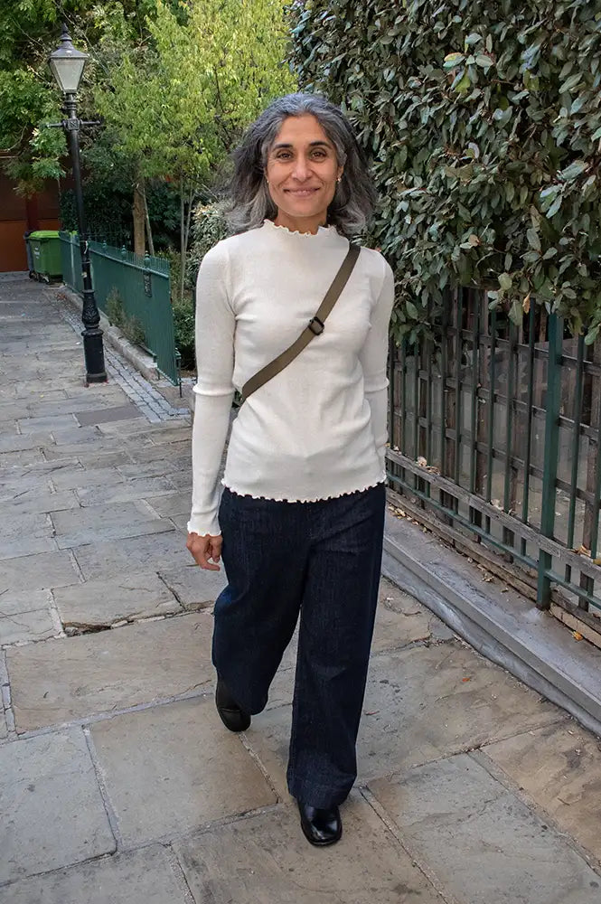 Grace & Mila Alino Ivory Sweater Top