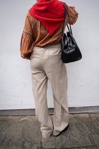Grace & Mila Stay Grey Beige Trousers - The Mercantile London