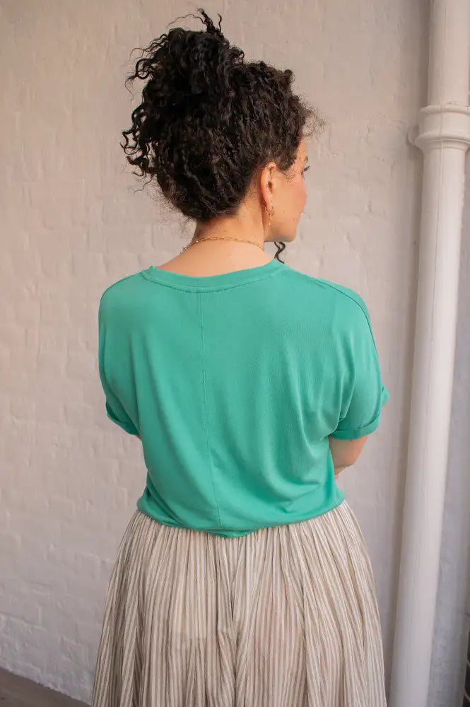 Grace & Mila Parma Green T-Shirt - The Mercantile London