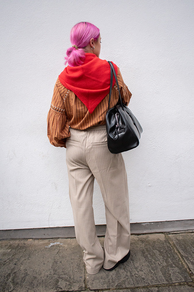 Grace & Mila Stay Grey Beige Trousers - The Mercantile London