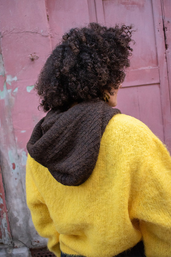 Object Milu Java Brown Balaclava