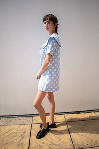 Daphne Lulu Sailor Polka Dot Dress