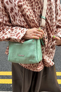 Bellerose Sobox Mist Green Glossy Box Bag