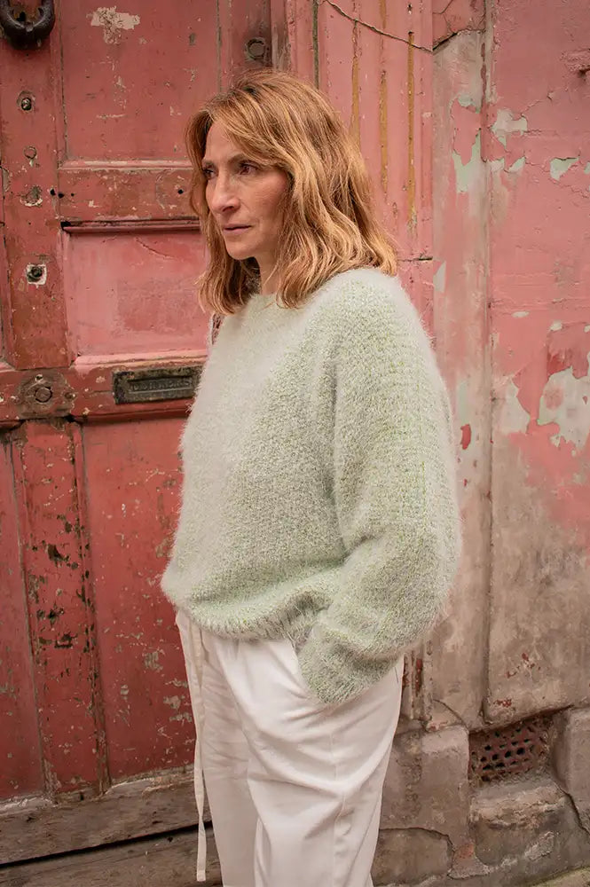 Marta Anouk Pale Green Jumper - The Mercantile London
