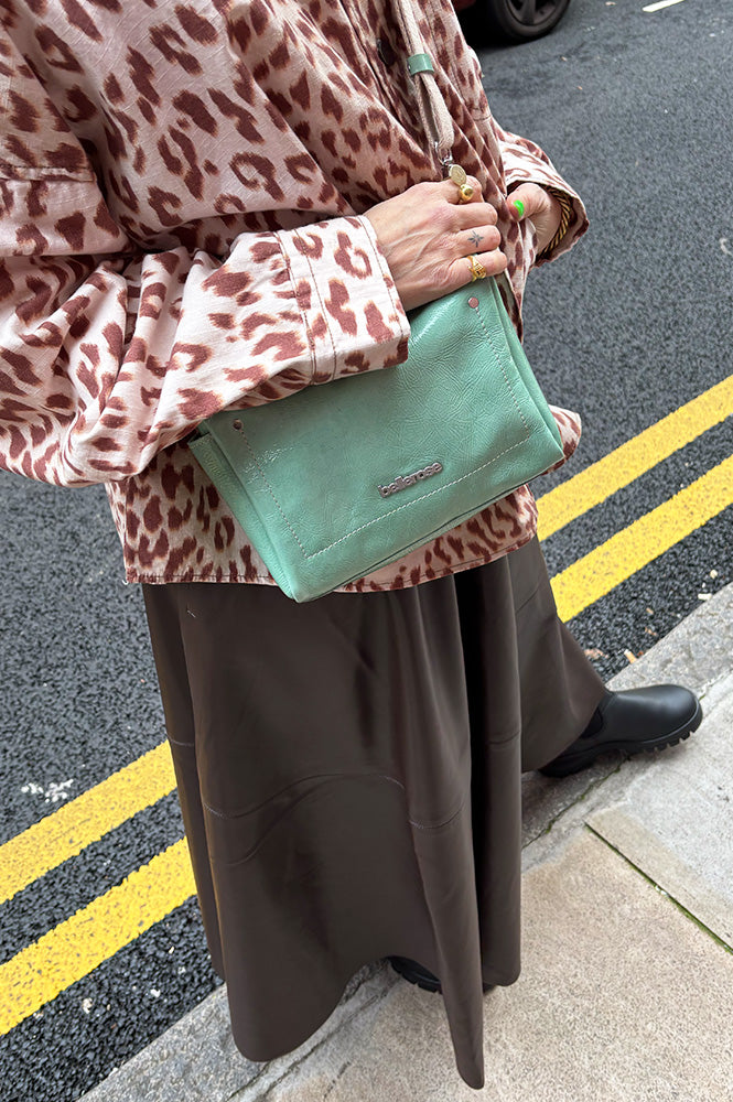 Bellerose Sobox Mist Green Glossy Box Bag