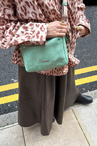 Bellerose Sobox Mist Green Glossy Box Bag