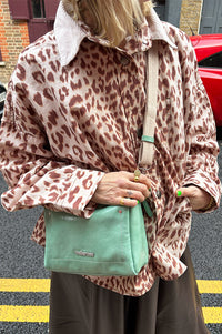 Bellerose Sobox Mist Green Glossy Box Bag