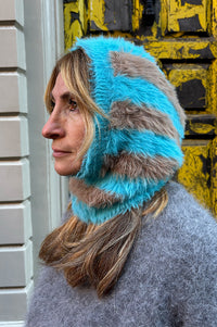 Mercantile Striped Blue Balaclava