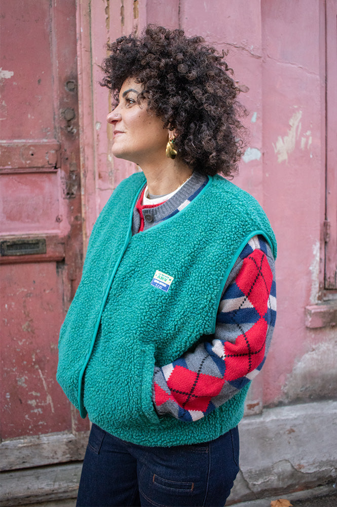 American Vintage Hoktown Menthol Sleeveless Jacket