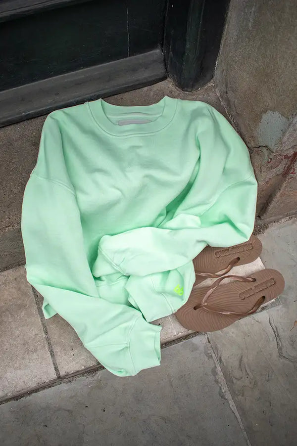 Bellerose Fancy Washed Vegas Green Sweatshirt
