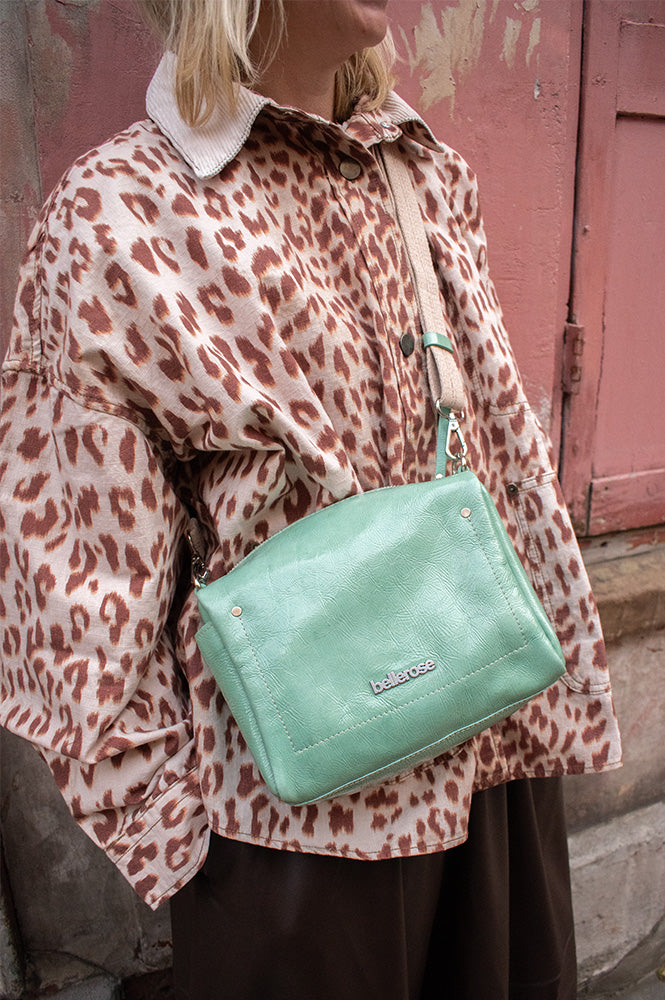 Bellerose Sobox Mist Green Glossy Box Bag