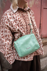 Bellerose Sobox Mist Green Glossy Box Bag