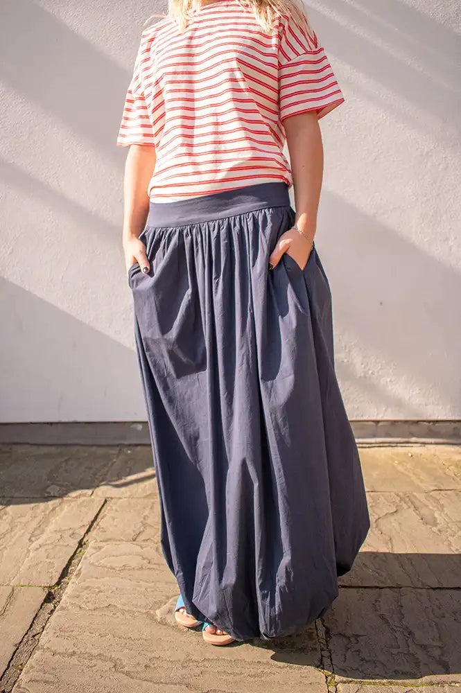 Minus Oline Navy Skirt - The Mercantile London