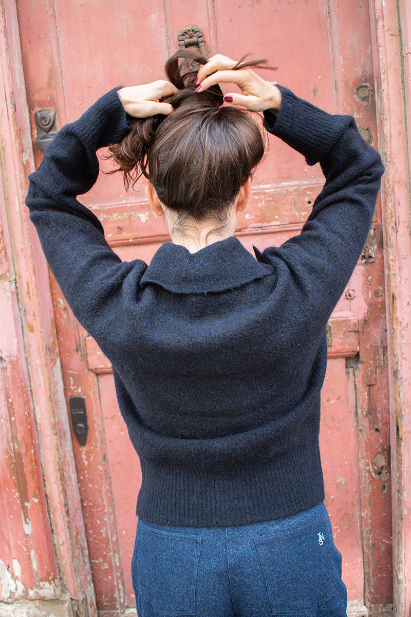 Minus Maren Sky Captain Knit Jumper - The Mercantile London