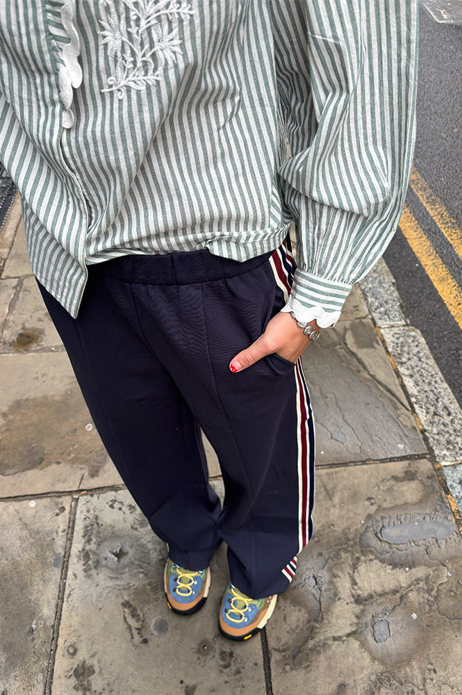 Minus Marabella Mid Waist Sky Captain Trousers - The Mercantile London