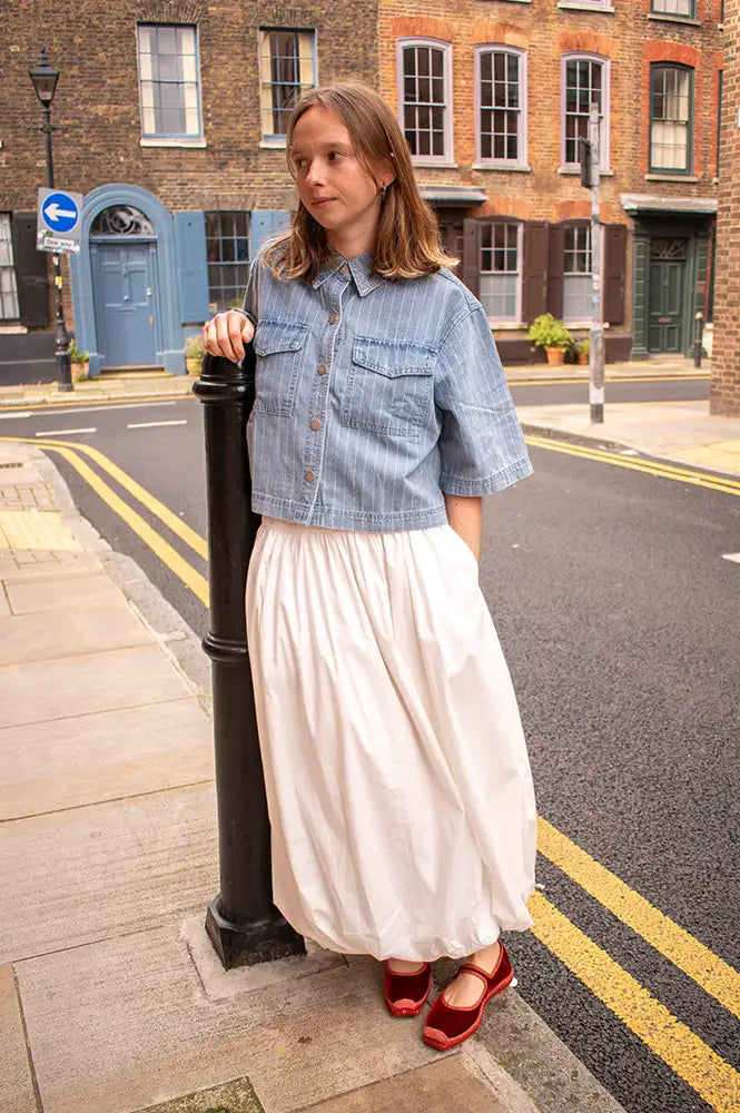 Minus Oline Cloud Dancer Skirt - The Mercantile London