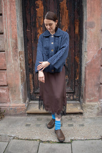 Louise Misha Khellane Marine Blue Cardigan - The Mercantile London
