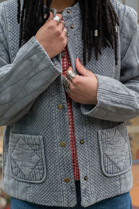 Louise Misha Horicia Grey Jacket - The Mercantile London