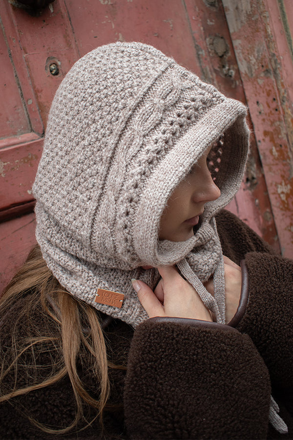 Louise Misha Abinou Knitted Hood - The Mercantile London