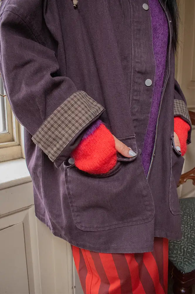 Maison Anje Bazane Red Mittens