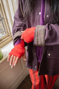 Maison Anje Bazane Red Mittens