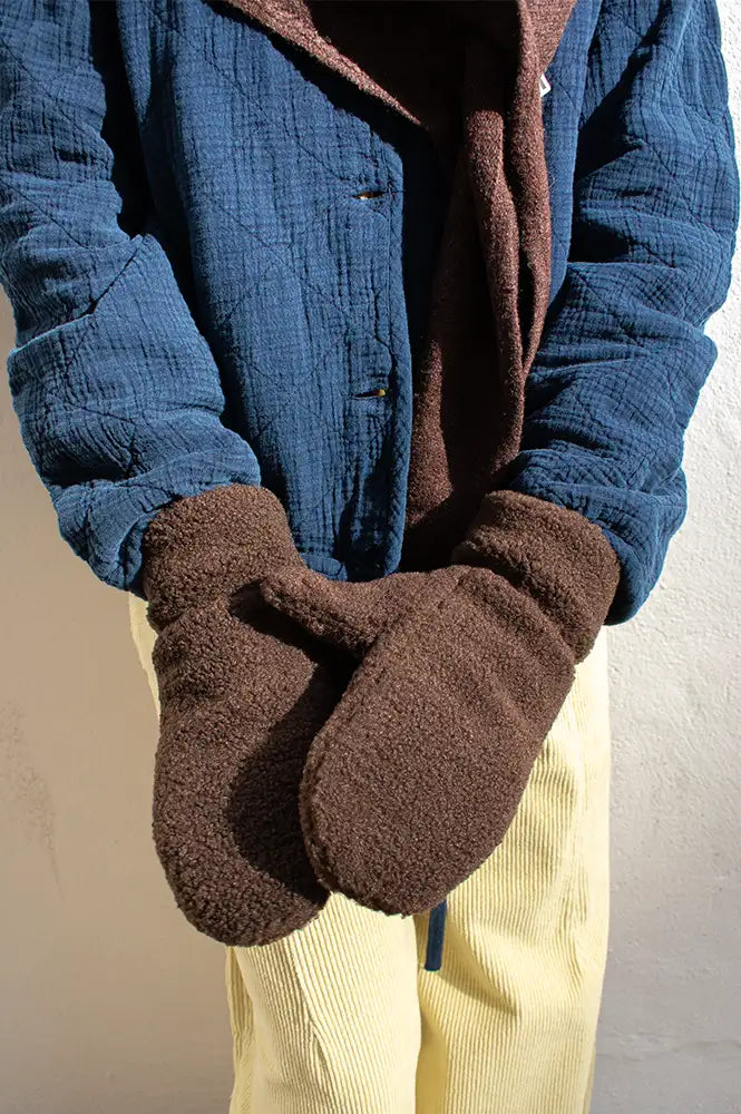 Fransa Tedda Hot Fudge Mittens